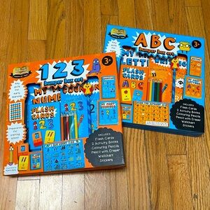 ABC and 123 Bumper Box Set Bundle Ages 3+ Learning Letters and Numbers
